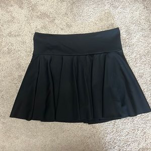 Black tennis skirt